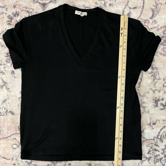 rag & bone The Knit V Neck Black Size xxs - Picture 8 of 10